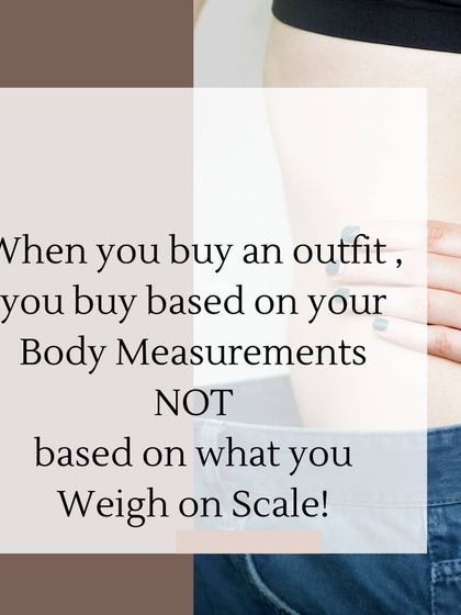 When you buy an outfit, you buy it based on your body measurements, not what you weigh on the scale. Focus on inch loss.