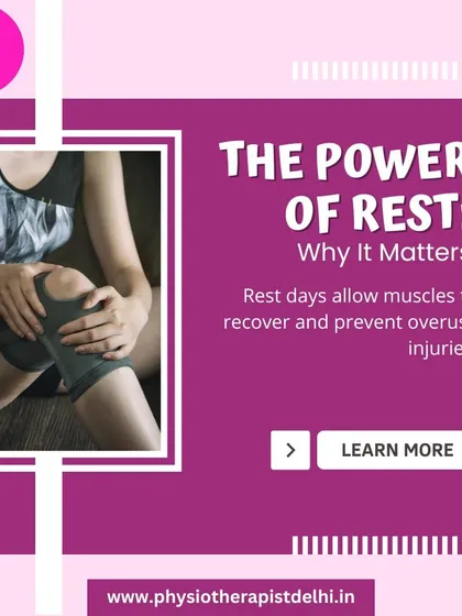 This graphic highlights the power of rest. Rest days are crucial for allowing muscles to recover and preventing overuse injuries.