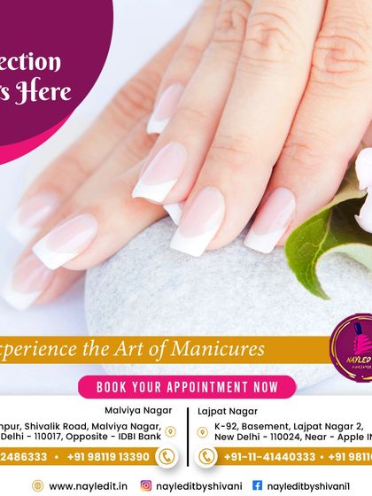 Experience the art of manicures at my studio. Nail perfection starts with a healthy foundation and meticulous care, which I provide in every service.