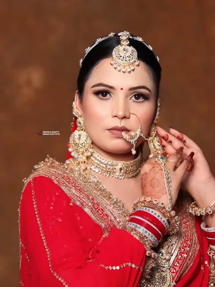 A portrait that captures the bride's personality. I work with you to create a look that feels authentically you.