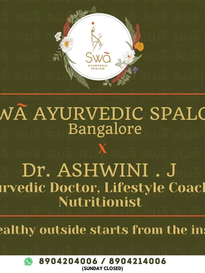 We believe a healthy outside starts from the inside. Our collaboration with Ayurvedic doctors and nutritionists like Dr. Ashwini J allows us to offer a truly holistic approach to your well being.