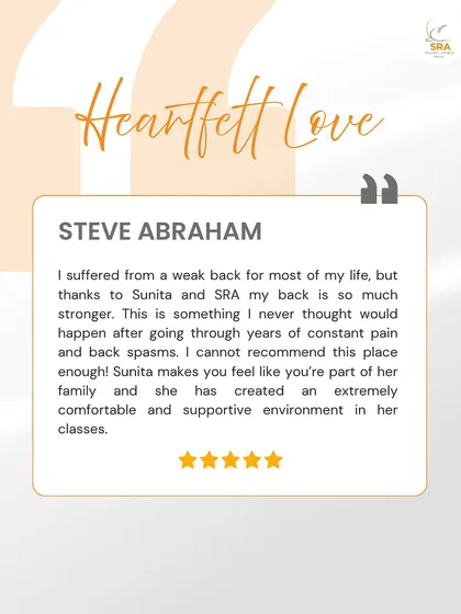 This review from a client who suffered from a weak back for years shows how our supportive, family-like environment is key to achieving results you never thought possible.