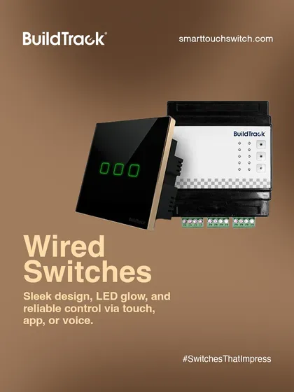 Our Wired Switches offer unmatched reliability and a sleek aesthetic. With their signature LED glow and responsive touch, they provide consistent control via touch, app, or voice, making them a solid foundation for any smart building.