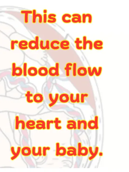 The pressure from back sleeping can reduce blood flow back to your heart and, consequently, to your baby. This is why side sleeping is so important in the second and third trimesters.