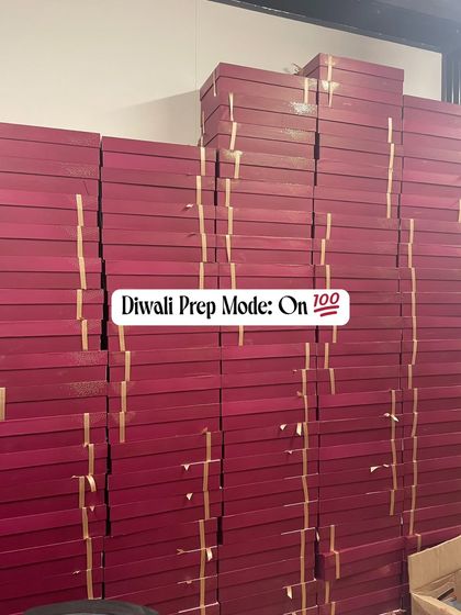 Diwali prep mode is on. This is just a fraction of the gift boxes we prepare for our corporate clients during the festive season. Seeing these stacks grow is a testament to the trust our clients place in us.
