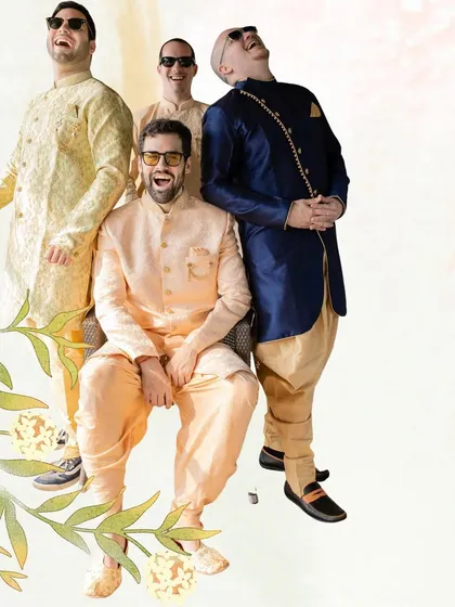 The groom's squad bringing all the fun and laughter. We make sure the groom and his friends have just as much of a blast as the bridal party.