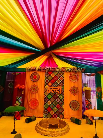 Nirvana Event and Decor - Wedding Planning & Thematic Decoration Vibrant Haldi & Mehendi Ceremonies photo 9
