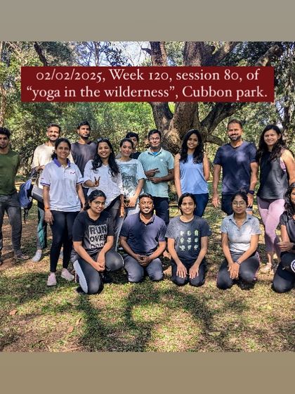 Rakshith Setty - Multi-Style Yoga Instruction Yoga in the Park: Our Cubbon Sessions photo 10