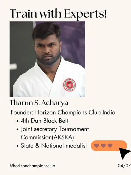 Learn from a certified expert. As the founder and a 4th Dan Black Belt, I bring years of competitive experience and a deep passion for teaching to every class.