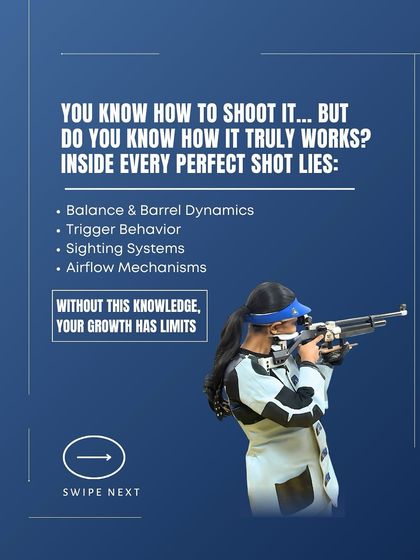 To truly master shooting, you must understand the science behind it. We teach the technical details of balance, trigger behavior, and sighting systems to help you overcome growth plateaus.
