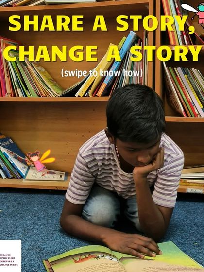 On Book Lovers Day, we celebrate the power of a single story. A child is lost in a book, a moment that shows how reading can be an escape, a hope, and a journey to a brighter future.