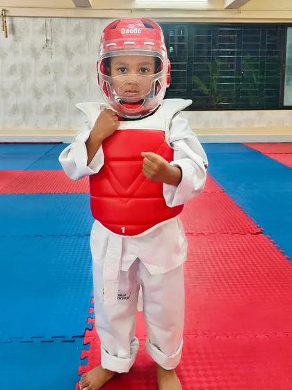 Ready to fight. We welcome kids of all ages, providing them with the right gear and a supportive environment to start their martial arts journey with confidence.