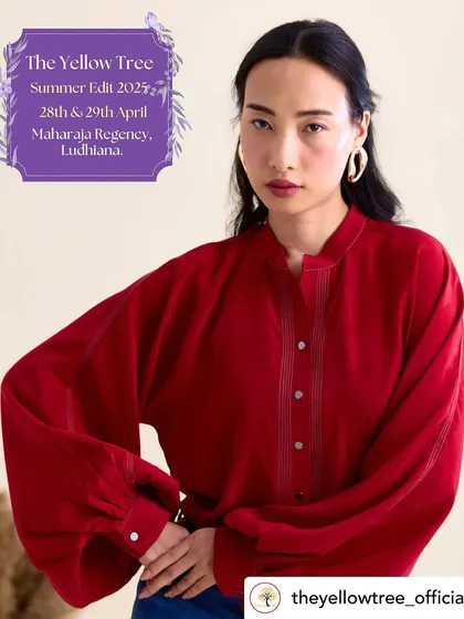 We were so happy to be featured by The Yellow Tree. This red "Let Me Be Free" shirt is a perfect example of our comfy, conscious, and cool daily wear.