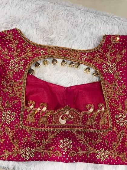 The Glamhouse - Custom Bridal & Occasion Wear Intricate Bridal Blouses photo 3