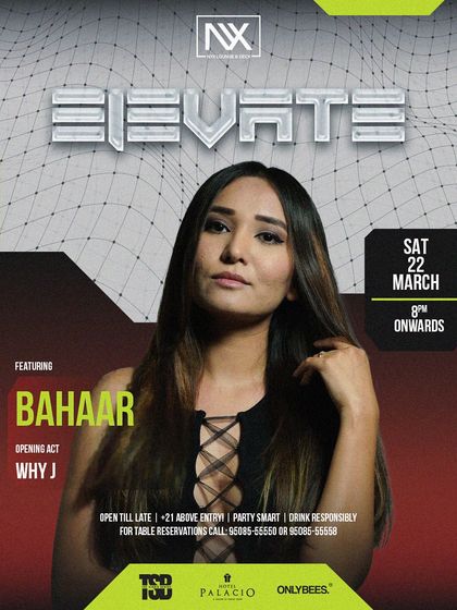 My headliner poster for 'Elevate' at NYX Lounge in Guwahati. Always great to connect with the fam there.