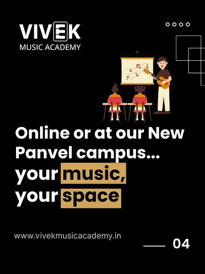 Your learning should fit your life. We provide the flexibility to take classes online from anywhere or join us in person at our New Panvel campus. We create a supportive space for you to focus on your music and grow as an artist.