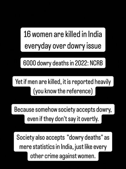 Society seems to accept dowry deaths as mere statistics. While laws have changed, social attitudes have not, and it's not just patriarchy. We must not forget the women who are party to it.