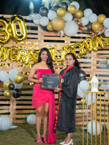 Handing out the certificates is the best part of my job. This student is now a certified professional.