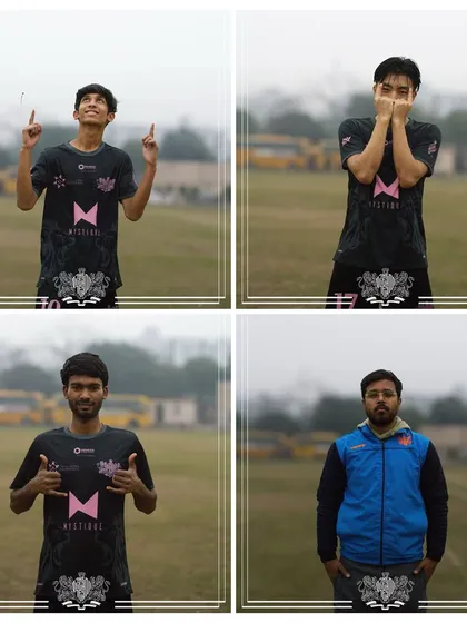 The U19 Lions squad. A collage of our players, each with a unique personality but a shared dream.