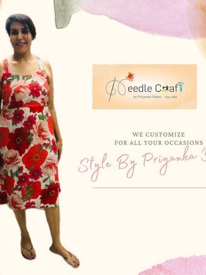 A simple and chic floral summer dress with straps, perfect for a casual day out or a vacation.
