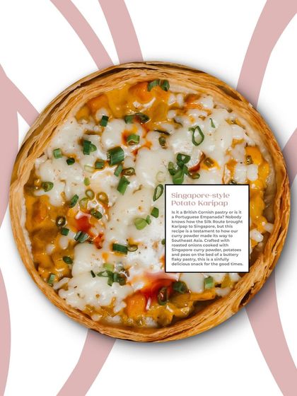 The Singapore-style Potato Karipap, a sinfully delicious snack that tells the story of how Indian curry powder traveled the Silk Route.