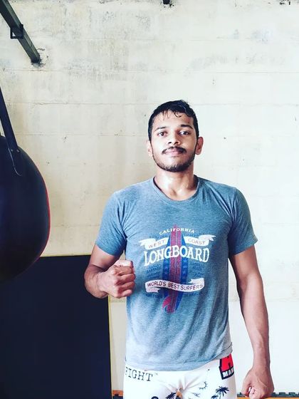 A duplicate of image 127, after a BJJ sparring session.