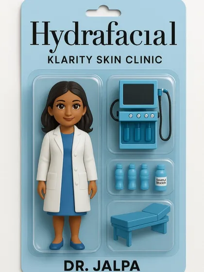 A little fun from our team. If I were an action figure, I'd come equipped with a HydraFacial hose and laser to zap away all your skin worries.