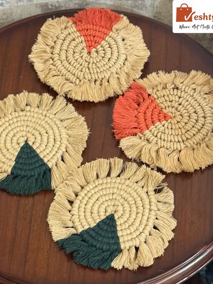 Eshtyles - Custom Macrame Home Decor For Your Table: Coasters, Runners & Mats photo 10