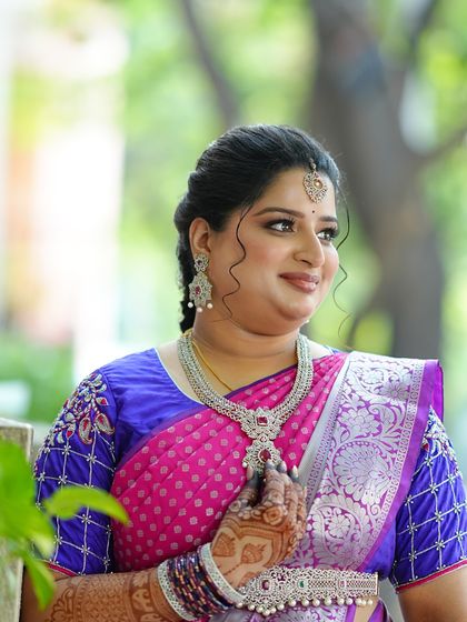 Himabindu - Bridal Makeup Engagement & Reception Glam photo 3