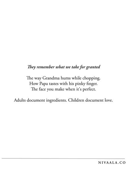 Nivaala - Recipe Preservation & Keepsakes Cook & Keep: A Journal for Kids photo 4