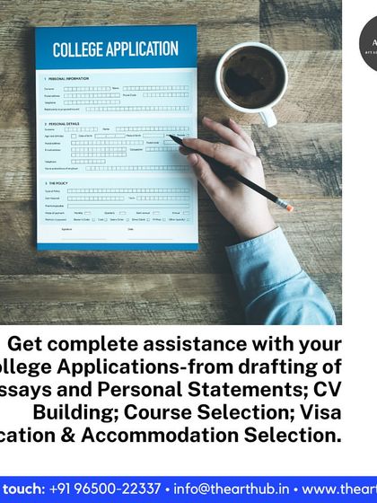 I offer comprehensive assistance with all aspects of college applications, including essays, personal statements, CVs, and even visa and accommodation selection.