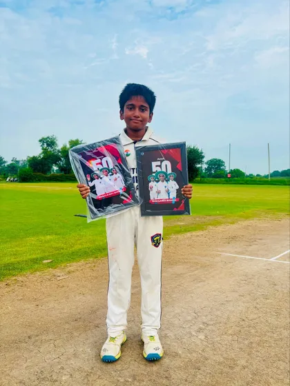 Congratulations, Rishabh. Celebrating his milestone of 50 matches and 50 wickets. Bigger milestones are ahead.