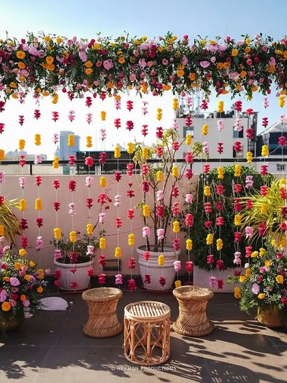 Amanati Events - Wedding Design & Decoration Vibrant Haldi & Mehendi Events photo 23