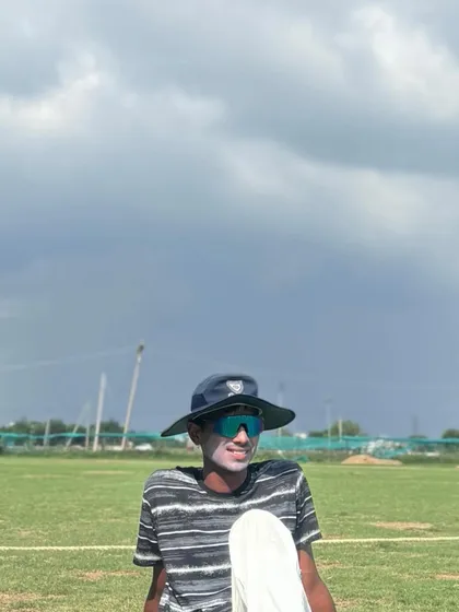 Pushkar Raj, one of our U-19 players, enjoying a moment on the field. He is living his dream.