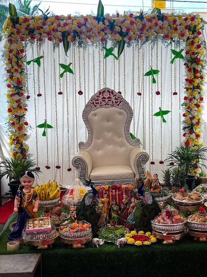 Virgeca Events - Traditional Ceremonial Plate Decoration Seemantham & Baby Shower Setups photo 9