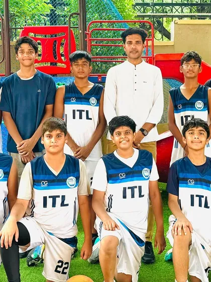 Our Sub-Junior Boys team with their hard-earned bronze medals at the Zonal Basketball Tournament. This shows that with the right guidance, even our youngest athletes can compete and succeed.