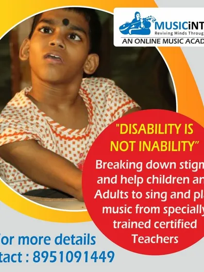 This message is at the very core of our academy's mission. We believe that disability is not inability, and we are dedicated to breaking down barriers by providing a safe and supportive space for children and adults to learn, sing, and play music with our specially trained teachers.
