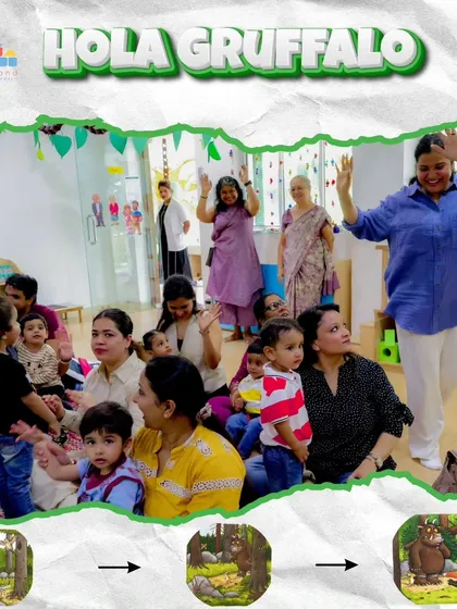 Music and movement are key parts of our storytelling. During our 'Hola Gruffalo' event, parents and children joined in with songs and actions, bringing the energy of the deep dark wood right into our classroom.
