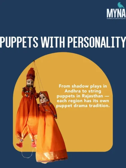 From shadow plays in Andhra to string puppets in Rajasthan, every region has its own puppet drama tradition. These are the stories that shape our culture.