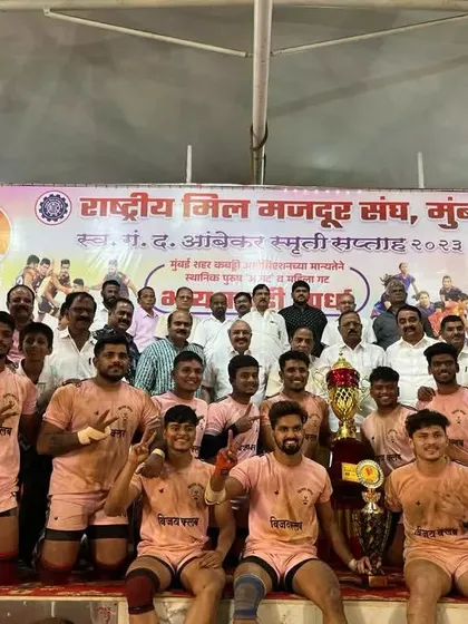 Our motto in action: "Aale kiti, gele kiti... sampanar nahi Vijay Club cha darara" (Many have come and gone, but the dominance of Vijay Club will never end).