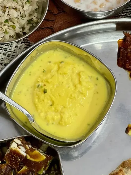 A bowl of our delicious Rasmalai, a creamy and delightful dessert that is a favorite among all age groups.