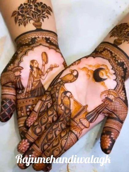 Raju Mehendi - Festive Mehendi Karwa Chauth Mehendi photo 14