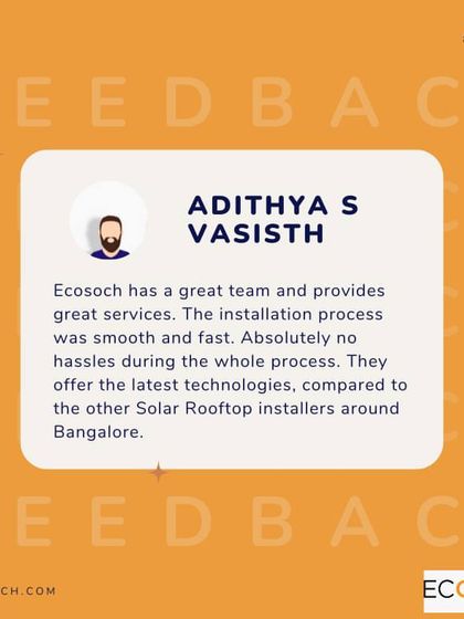 EcoSoch - Rooftop Solar Solutions Happy Customers, Real Savings photo 11