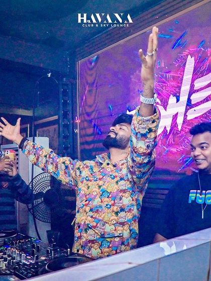 Feeling the energy from the crowd at Havana, Bhubaneswar.