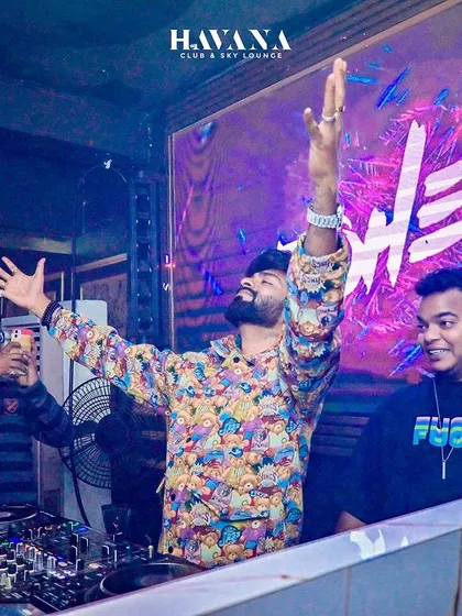 Feeling the energy from the crowd at Havana, Bhubaneswar.