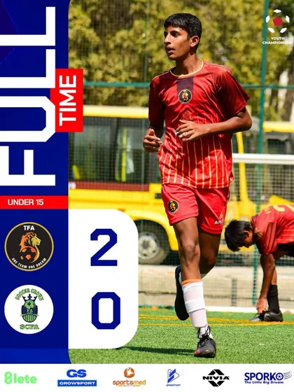 Play, win, repeat. A comfortable 2-0 victory for our U15 team, just another day at the office for Total FA.