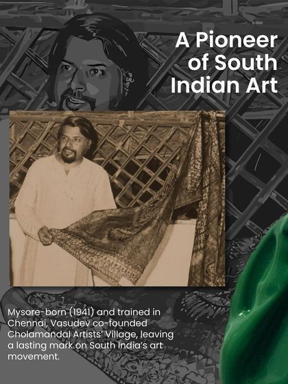 A pioneer of South Indian art, Mysore-born S.G. Vasudev left a lasting mark on the region's art movement.