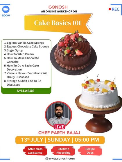 Conosh - Online Culinary Workshops Everyday & Travel Cakes photo 6