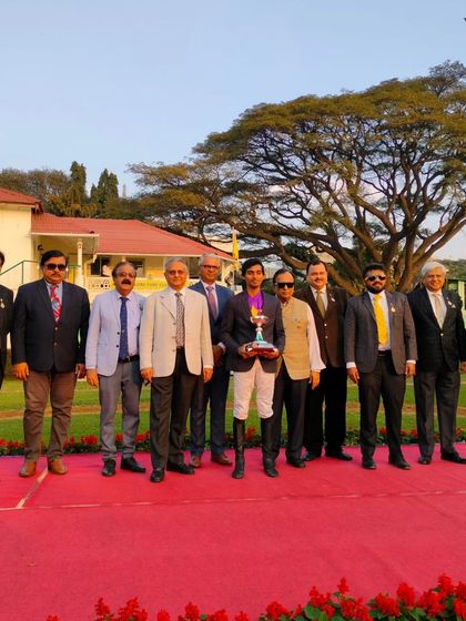 The Narasimha Raja Trophy presentation.