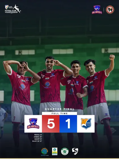 Dominance in the quarter-finals. A powerful 5-1 win that showcased our attacking strength and solid defense.
